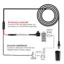 Radar Detector Hardwire Kit,Direct Wire Wiring kit for Escor t Valentine One Unide n Beltronics cobr a Radar Detector Quick Connection Plug and Play Power Cord Cable(13FT RJ11)