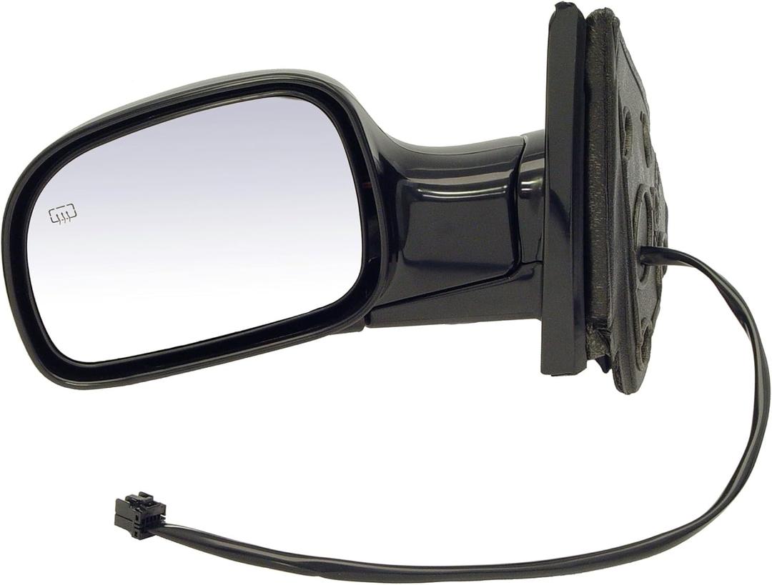 Dorman 955-1161 Driver Side Power Door Mirror - Heated / Folding Compatible with Select Chrysler / Dodge Models, Black