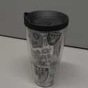 Tervis Made in USA Double Walled NFL Las Vegas Raiders All Over Insulated Tumbler Cup Keeps Drinks Cold & Hot, 24oz, Classic