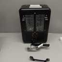 Milkhouse Space Heater, 1300W/1500W Electric Heater with Thermostat, 3 Heat Settings, Safe and Quiet for Home Garage Workshop Warehouse, Black