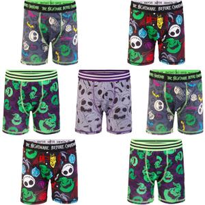 Disney Boys Nightmare Before Christmas 7-pack, Athletic Boxer Brief in Sizes 4-12 (10)