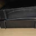 VEVOR Utility Cart, 3-Tier Plastic Service Cart with 550LBS Capacity, 360 Swivel Casters (Including 2 Locking Wheels), Medium Lipped Shelves, Ergonomic Handle, for Garage, Warehouse, Cleaning Tasks