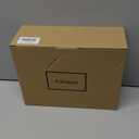 Burnt Orange Halloween Flameless Pillar Candles with Remote, Ghost LED Wax Candles Battery Operated Set of 3