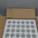 Glass Bud Vases Set of 24, Small Flower Vase in Bulk, Clear Mini Ribbed VaseS for Centerpieces, Modern Wedding Reception Table Decorations