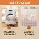 Waterproof Dog Bed Cover Non Slip Couch Covers for Dogs Washable Soft Faux Fur Sofa Cover Couch Covers for 3 Cushion Couch Sofa Pet Friendly (Khaki)