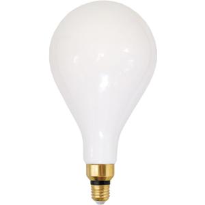 SD LUX Oversized LED Light Bulb Giant vintage Edison filament bulb 16W 2400LM (Equi. 200W) E26 base Large bulb milky glass for Home Office, Non-dimmable Warm White,1 pack (Warm White (3000K), PS160WT)