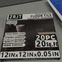 20-Pack Peel and Stick Floor Tiles Vinyl Floor 12 x 12 inch Self Adhesive Waterproof Glossy Flooring Planks DIY for Bathroom, Kitchen, Living Room, RV, Cover 20 Sq. Ft, Polish Light Grey Marble