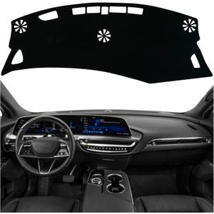 Dashboard Mat Cover Interior Center Console UV Rays Protector Compatible with Cadillac Lyriq Lyriq Tech Luxury Sport 2023 2024 2025 Dash Board Mat Carpet Accessories