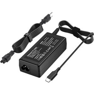 Universal 65W USB C Laptop Charger Type C Chromebook Charger Compatible with HP Laptop/Envy; Dell Latitude; Lenovo ThinkPad/Yoga and More Chromebook Type C Power Cord Supply Computer Fast-Charging