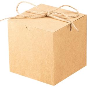 UnicoPak 30 Pack 5x5x5 Brown Small Gift Boxes, Great for Gift-giving like Mug, Candle, Ornament, Soap, Glass, Offering a Nice Gift Presentation