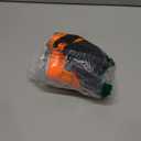 Dog Shoes, Outdoor Dog Boots Non-Slip Waterproof Dog Booties for Medium to Large Dogs 4Pcs for Winter Snowy Day, Summer Hot Pavement with Rugged Sole Orange (Size 8:3.3''x2.9'')(L*W) for 75-95 lbs)