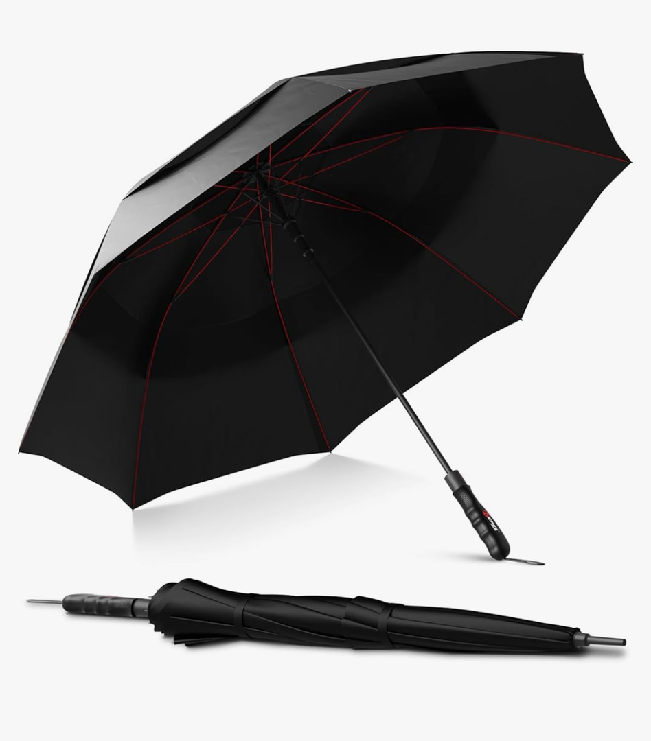 Repel Umbrella Windproof Travel Umbrellas for Rain - Easy Auto Open Close, Durable & Compact Umbrella, Strong Fiberglass Frame, Waterproof Canopy - Backpack, Purse, Portable Umbrella for Travel