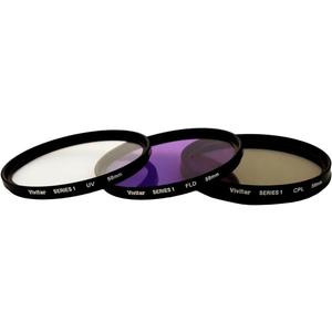Vivitar - Filter kit - fluorescent / UV / circular polarizer - 58 mm