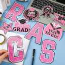 JULMELON 2026 Graduation Car Decorations, 22 Pcs Magnetic Graduation Decor Set for Car Parade Party Celebration (Pink)