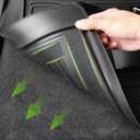 Cargo Liner Fits for Jeep Compass 2017-2025 Trunk Liner All Weather Cargo Mat, Custom Fit TPE Anti-Slip Car Seat Back Protector Accessories (with Backseat Mat)