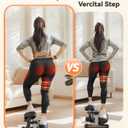 Niceday Steppers for Exercise, Stair Stepper with Resistance Bands, Mini Stepper with 300LBS Loading Capacity, Hydraulic Fitness Stepper with LCD Monitor