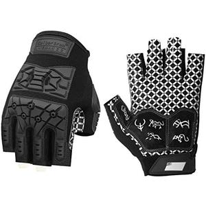Seibertron Lineman 2.0 Padded Palm Football Receiver Gloves, Flexible TPR Impact Protection Back of Hand Glove Adult and Youth Sizes XL