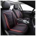 SILMOG Leather Car Seat Covers, Waterproof Seat Covers 5-Seater Full Set with Airbag Compatible, Universal Automotive seat Covers for Cars, SUV, Trucks, Pickup : Automotive