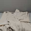 Linen Curtains for Bedroom and Living Room,Cream , 52x95 2 Pc.