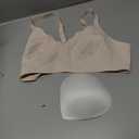 Womens Wireless Jelly Bras Comfortable Push Up Bra No Underwire Gel Bra Full Support Lift Everyday Seamless Tshirt Bras, Size L