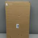 Brown Wicker Cube Storage Basket, 10.5x10.5 Foldable Woven Cube Storage Basket for Shelves, Set of 3 Square Bins for Shelf