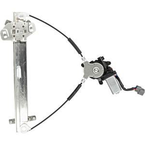 JC Whitney Window Regulator Compatible with 2003-2007 Honda Accord Coupe, for Models with Anti-Pinch Protection Front, Driver Side JH462902