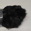 Andalus Luxurious Australian Sheepskin Long Wool Fuzzy Steering Wheel Cover, Anti-Slip 15 Inch Fluffy Steering Wheel Cover Offers a Plush Feel, Eco-Friendly Sheepskin Steering Wheel Covers (Black)