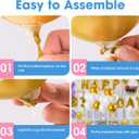 Voircoloria 8 Sets Balloon Stand Kits, Balloon Sticks Holder with Base for Table Graduation Birthday Baby Shower Gender Reveal Party Decorations