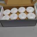 Homemory 24 Pack 3 Flameless Led Floating Candles, 200 Hour White Battery Operate Waterproof Tealights for Cylinder Vases, Centerpieces at Wedding Decor, Party, Pool