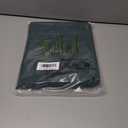 KOUFALL Short Green Christmas Curtains for Kitchen Bathroom Window,Sheer Linen Decorative Curtains for Bedroom (36"W x 45"L (Pack of 2))