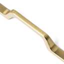 Goo-Ki 6pack Champagne Bronze Cabinet Pulls Zinc Alloy Solid Hardware, 3" (76mm) c-c Champagne Gold Cabinet Handles Kitchen Drawer Pulls