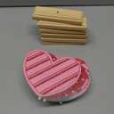 Yousoontic 6 Pcs Valentine Day Decorations Wooden Heart Signs Table Decor Vintage Red Pink Heart Table Centerpieces Farmhouse Home Kitchen Valentine Gift Tiered Tray Decor for Home Office Mantel