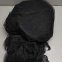 VISATOR Mosquito Net Bed Canopy for Girls,King Canopy Bed Curtains Queen Size from Ceiling,Dome Mosquito Netting Bed Tent Twin Girls Canopy Bed Decor for Baby Crib,Kid Bed and Adult Beds (Black)