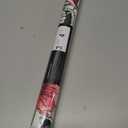 Halloween Skull Floral Peel and Stick Wallpaper Red Sugar Skull Floral Gothic Wallpaper Vinyl Removable Self Adhesive Wall Paper for Bedroom Cabinets Accent Wall Decorations 17.3"x118"