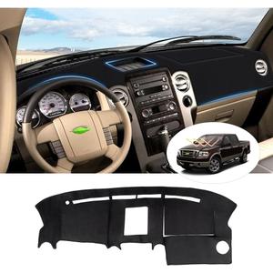 CARTIST Dash Cover for Ford F150 2004 2005 2006 2007 2008/Lincoln Mark LT [Anti-Glare and Sun Protection] Suede Dashboard Cover for F150 Accessories Anti-Slip Silicone Back