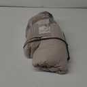 90 Inch 100% Blackout Linen Pleated Curtains 2 Panels for Living Room Pinch Pleated Back Tab Black Out Drapes Memory Shape Taupe Heat Reducing Pinch Pleat Window Curtains for Bedroom 90 Inches Long (Burlywood Birch)