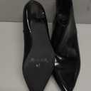 Coutgo Womens Kitten Low Heel Booties Pointed Toe Short Ankle Boots Back Zipper Fall Shoes, 7