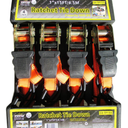 Set of 4 pcs 15 ft (4.5 meter) x 1 inch Ratchet Tie Down Strap