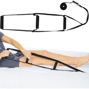 Vive Bed Ladder Assist - Pull Up Assist Device with Handle Strap - Rope Ladder Caddie Helper - Sitting, Sit Up Hoist for Elderly, Senior, Injury Recovery Patient, Pregnant, Handicap - Padded Hand Grip (Black)