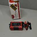 AIYONFEI 12V 8A Battery Charger, Smart Trickle Charger & Battery Maintainer, Desulfator, Temperature Compensation for LiFePO4, Lead Acid, AGM, Gel, EFB, VRLA, Car, Truck, Motorcycle, Boat (Red)