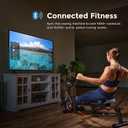 Sunny Health & Fitness Smart Compact 360 Full-Motion Rower, Low-Impact Full-Body Workout Rowing Workout Machine, Wide Motion Range & Space-Saving Design, Free SunnyFit Training App Connection