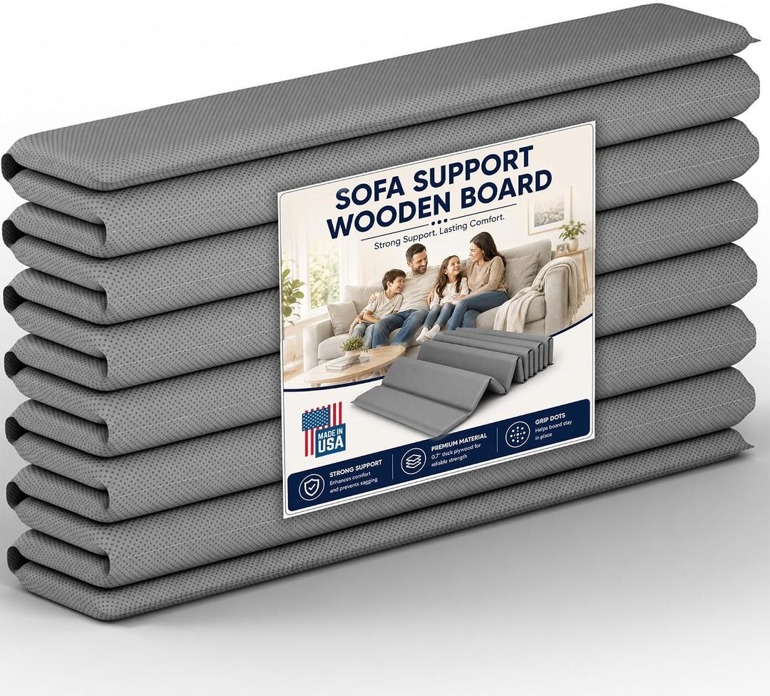 Heavy Duty Premium Couch Cushion Support Board to Fix Sagging Sofas, 24 x 78 Under Sofa-Seat, Thick Wood Boards Add Strong Seat Supports, Replacement Stuffing Under Couches, Sofa, Chair