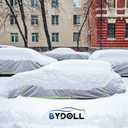 BYDOLL Car Cover Waterproof All Weather 6 Layers Snowproof Windproof Hail Protector Full Exterior Covers UV Protection 210D Oxford Universal Fit Sedan Outdoor Automobiles Zipper Cotton Inside