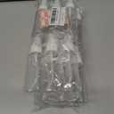 3 x dhrbsx Spray bottles small, 2oz/50ml Clear Empty Fine Mist Plastic Mini Travel Continuous Bottle Set, Small Refillable Liquid Containers 6pack with 2pcs Funnels and 12pcs Labels