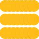 4inch & 9inch Poly Spots Spot Markers for Gym Floor, 12/24 Pcs Flat Cones Non-Slip Rubber Floor Dots Agility Markers for Soccer Basketball Sports Speed Training, Dance, Classroom Activities