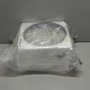 Darkaway Flush Mount Ceiling Light Indoor Outdoor Ceiling Light Fixtures with Water Ripple Glass Shade,Modern Ceiling Fxiture for Laundry Kitchen Bedroom Bathroom Porch Living Room (11inch)