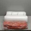 Sunbrella Outdoor High Back Chair Cushion, 2 Pack 44x21 inches Patio Chair Cushions Water Repellent Rocking Cushions Indoor Furniture Seat Pad, Spectrum Grenadine