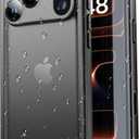 iPhone 17 Pro Max Case, IP68 Waterproof Military Protective Full Body Heavy Duty Shockproof 360 Sealed Dustproof with Camera Screen Protector Phone Cover for iPhone 17 Pro Max 6.9" Black