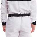 Spooktacular Creations Astronaut Costume with Helmet, Space Suit for Toddler, Kids Astronaut Halloween Costume for Cosplay (Large (10-12 yrs), White)