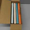 VIOLABBEY 4x6 Picture Frames Set of 4, Colorful Photo Frame of Modern Style, High Definition Tempered Real Glass, Wall Mounted or Tabletop Display (Blue+Light Blue+Orange+Apricot)